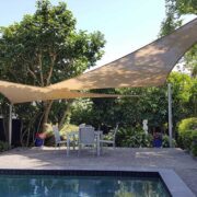 poolside residential shade